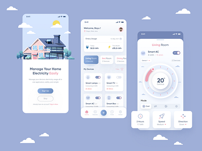 Smart Home | Home Smart | Mobile App android app android app design app branding clean ui clean ui ux finance mobile smarthome uiux
