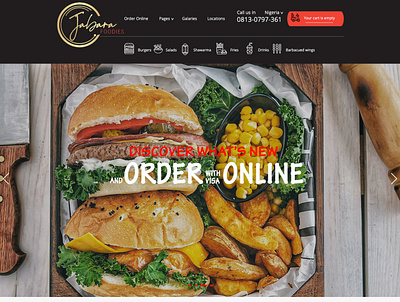 Jabara Foodie branding design ui ux xd design