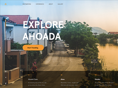 Tourism design ui ux xd design