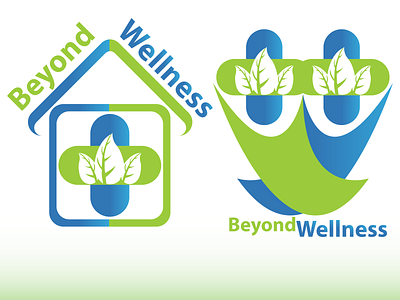 Beyond Wellness LOGO art design flat icon illustration illustrator logo vector web website