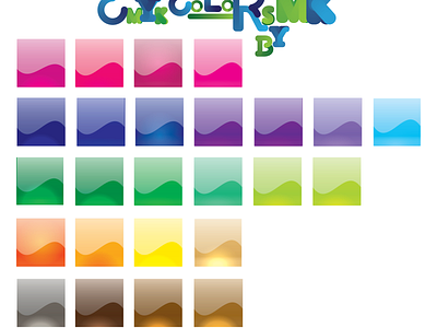 CMYK COLORS CRYSTAL DESIGNS