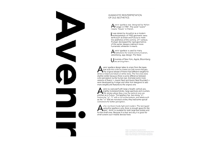 Avenir typeface research avenir coursera myfirstdesign typographic typography typography art