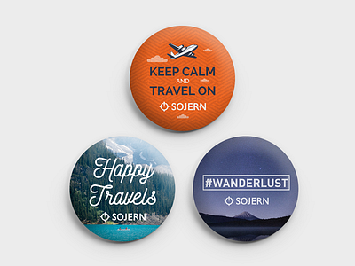 Travel Buttons buttons dribbble travel wanderlust