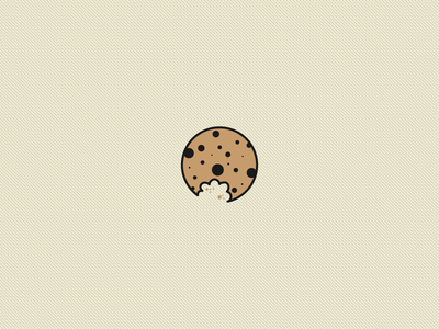 Chocolate Chip Cookie 100 days 100 food chocolate chip cookie cookie design food icon illustration