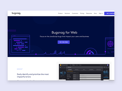 Illustrations for landing pages