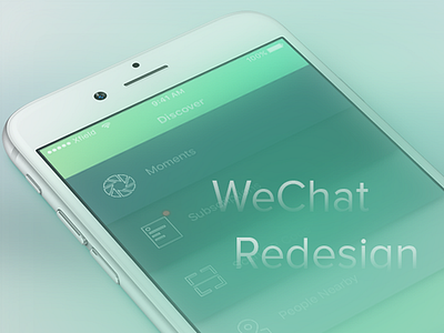 WeChat Redesign app concept motion redesign ui ux wechat