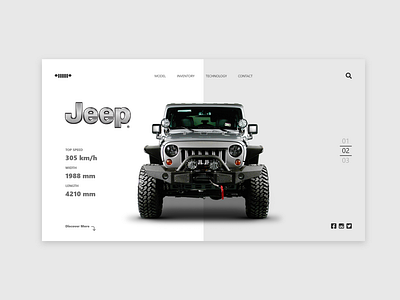 jeep landing page