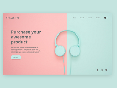 Headphone landing page