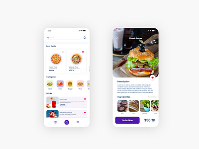 Food Delivery app UI