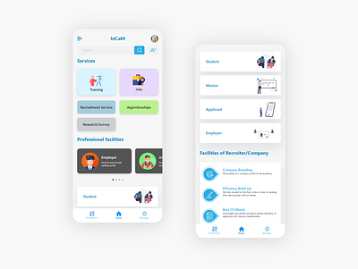 Job portal app ui adobe adobe xd animation app art branding design design app designs illustration logo minimal simple design trending ui ui design ux ux design vector xd design