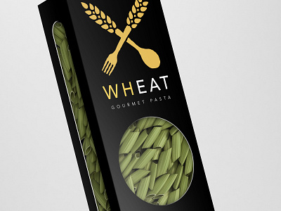 WHEAT Pasta Packaging branding design graphic design illustration typography vector