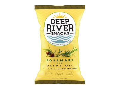 Deep River Snacks rebrand concepts rebrand packaging logo vector typography illustration graphic design design branding