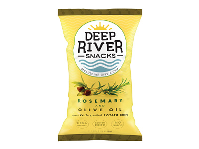 Deep River Snacks rebrand concepts branding design graphic design illustration logo packaging rebrand typography vector