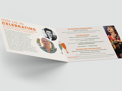 The Kate GALA 2022 Invitations honoring Martina Navratilova branding cards design graphic design invitations invites tennis typography