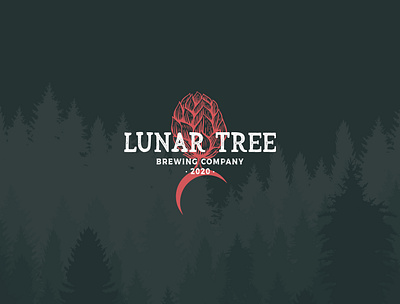 Lunar Tree Brewing Company | Brewery & Beer Branding beer beer can branding design illustration illustrator logo minimal packagedesign packaging typography vector