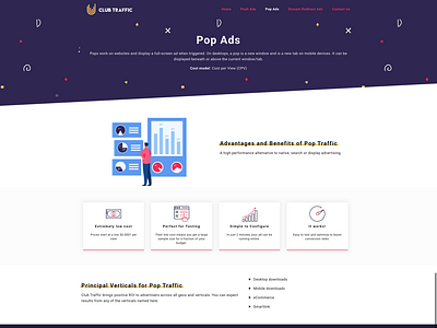 Dark Purple Web Design By Tsveta Stoyanova On Dribbble