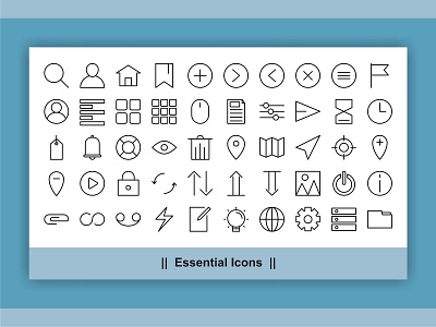 Essential Icons