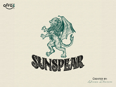 Sunspear Manticore adobe illustrator beautiful logo branding design graphic design illustration logo manticore vector