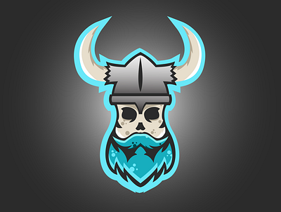 Viking Mascot Logo artwork branding design digitalart esportlogo esports gaming gaminglogo ice iceland illustration logo logotype mascot mascotlogo skull viking viking logo