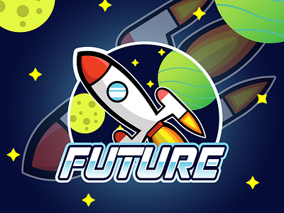 Rocket Mascot Logo