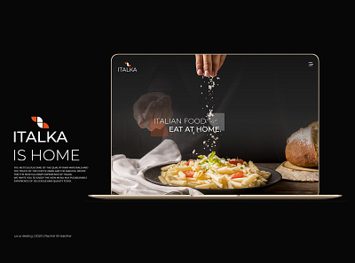 ITALKA chef design restaurant ui web