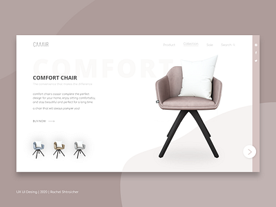 comfort chair chair chair design comfort design logo chair one page ui ux web xd
