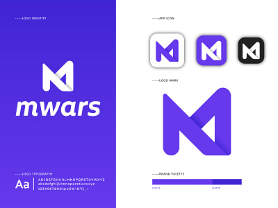 M letter logomark