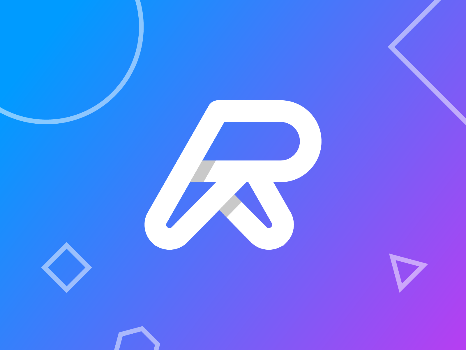 R lettermark logo by Rakibul - logo designer on Dribbble