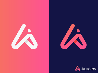A letterlogo design abstract logo app brand brand identity design flat graphic design letterlogo logo logotype modern