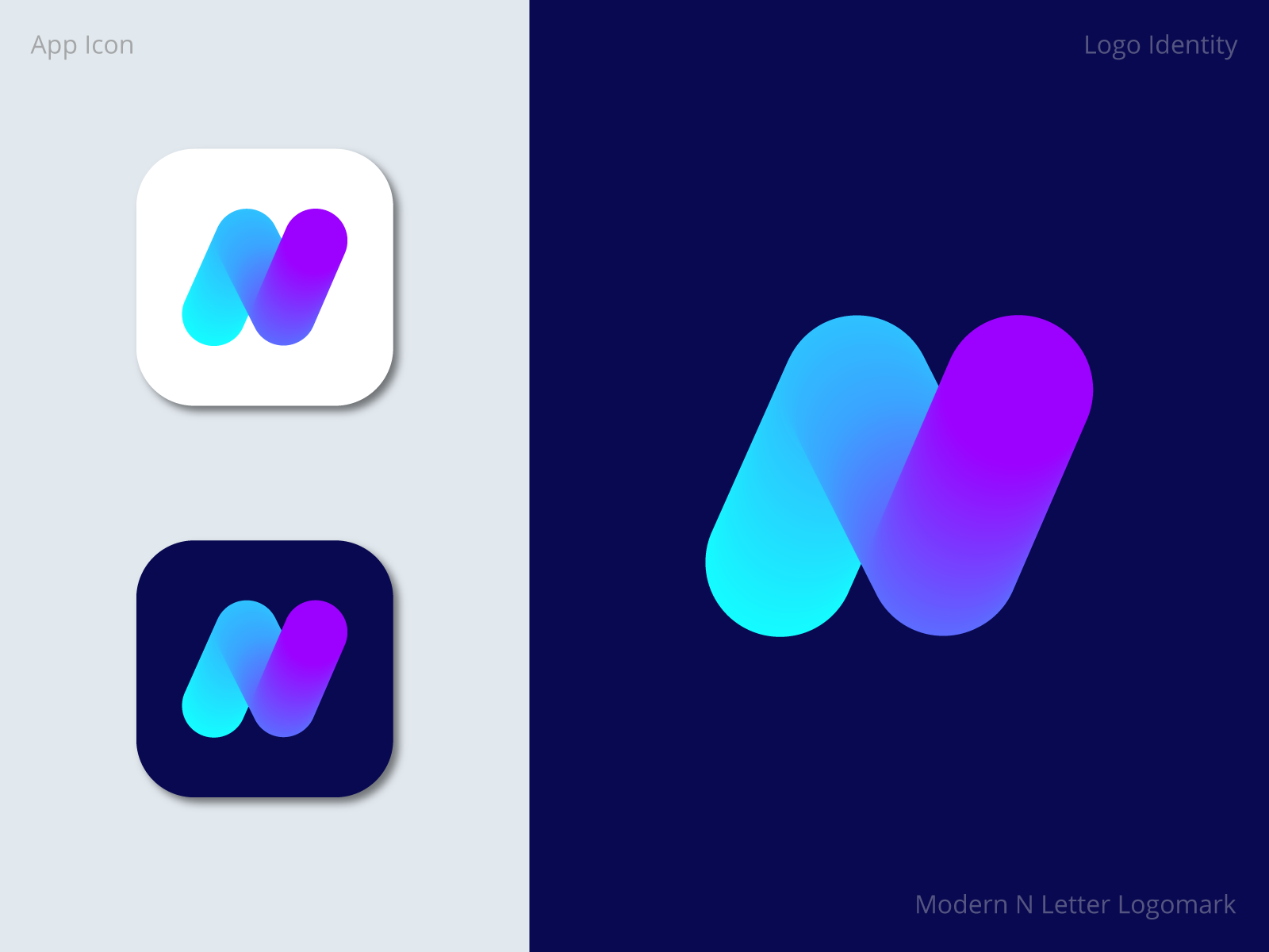 N letter logomark by Rakibul - logo designer on Dribbble