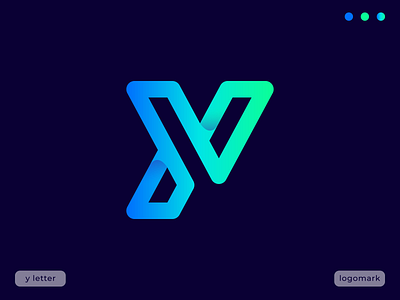 y letter - colorful logo design