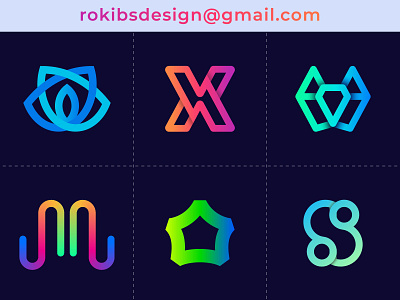 modern colorful logo design a b c d e f g h i j k l m n abstract app best logo designer in dribbble brand design brand identity branding clean logo colorful creative design flat logo logo designer logo idea logotype minimalist modern o p q r s t u v w x y z rokibsdesign