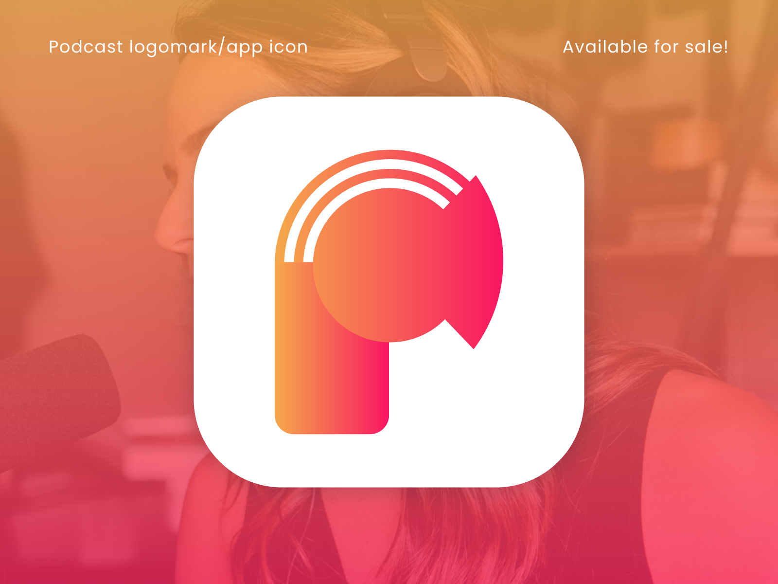 podcast logo mark | app icon | Brand identity design by Rakibul - logo