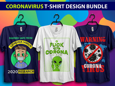 Corona Virus Update Tshirt Desing Bundle
