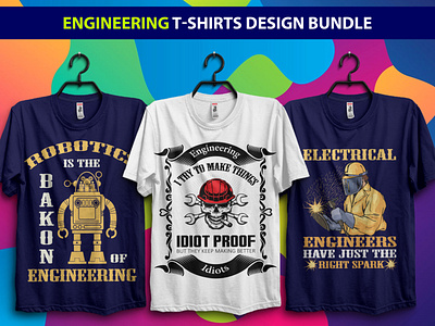 Engineering Tshirt Design Bundle