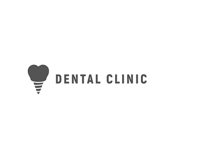 Logo with Dental Implant | Turbologo brand design branding dental dental care dental clinic dental implants dental logo dentistry design illustration implants logo logo design medical logo teeth tooth tooth logo vector