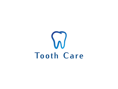 Logo with Blue Gradient Tooth | Turbologo brand design branding dental dental care dental clinic dental logo dentist logo dentistry design gradient logo illustration logo logo design medical logo orthodontics teeth tooth vector