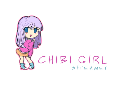 Gaming Logo with Chibi Girl | Turbologo
