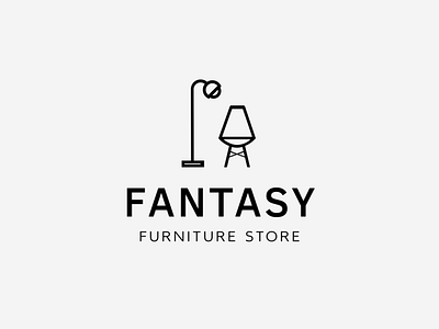 Furniture Logo with Lamp | Turbologo by Turbologo on Dribbble