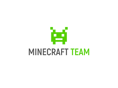 Gaming Logo with Creeper | Turbologo brand design branding clan creeper design esports game gaming illustration logo logo design minecraft pix art pixel twitch vector video game