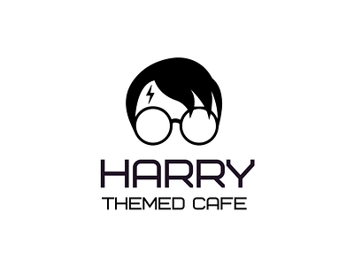 Cafe Logo with Harry Potter | Turbologo blog brand design branding cafe design face film glasses graphic design harry potter illustration lightning logo logo design vector wizard youtube