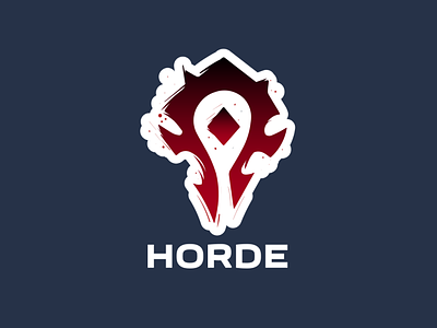Warcraft Logo with Horde | Turbologo