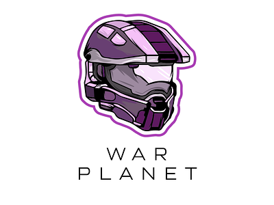 Halo Logo with Helmet | Turbologo brand design branding design esports logo gaming logo halo logo helmet logo illustration logo logo design typography ui ux vector