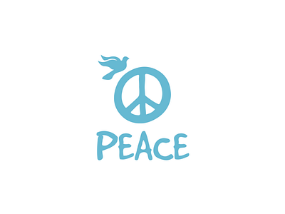 Logo with Peace Sign | Turbologo 3d animation bird logo brand design branding design graphic design illustration logo logo design motion graphics peace sign logo typography ui ux vector