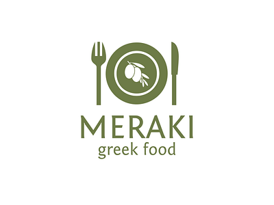 Cafe Logo with Greek Food | Turbologo