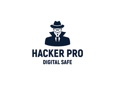 Cyber Security Logo with Hacker | Turbologo