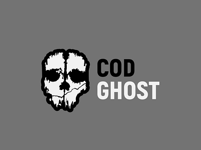 Logo with Ghost Face | Turbologo brand design branding design esports logo face logo gaming logo ghost logo graphic design gray logo illustration logo logo design motion graphics typography ui ux vector