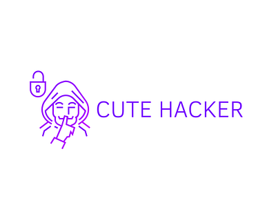 Logo with Cute Hacker | Turbologo anonymus brand design branding cute hacker logo cute logo cyber logo design digiral logo graphic design hacker logo icon illustration logo logo design security logo typography ui ux vector