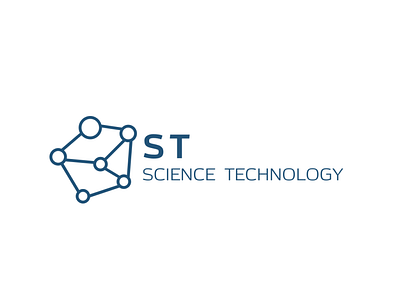 Science Logo with Monogram S&T | Turbologo brand design branding design graphic design high technology illustration logo logo design molecule monogram logo science logo science technology typography ui ux vector