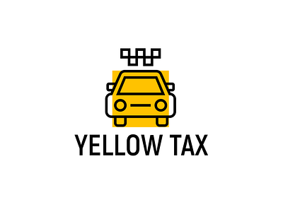 Logo with Yellow Car & Taxi Icon | Turbologo brand design branding car car service delivery design graphic design illustration logo logo design machine motor taxi taxi icon typography ui ux vector